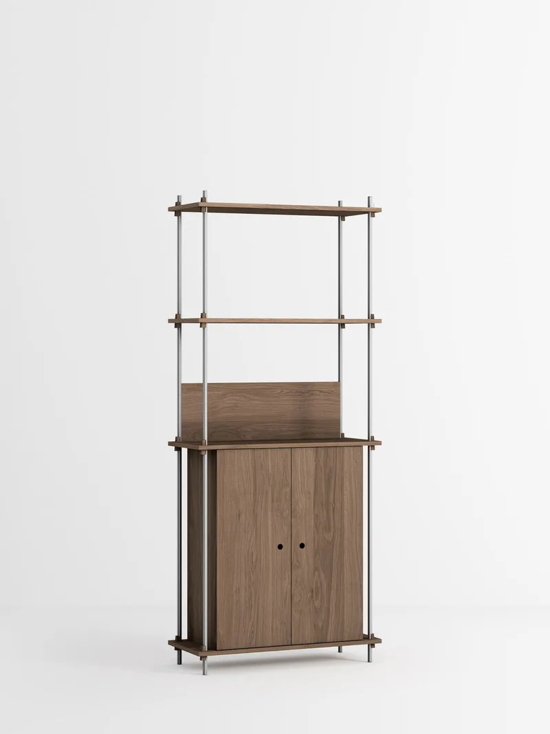 Shelving System – s.200.1.H by MOEBE in Black – product photo 3 of 4