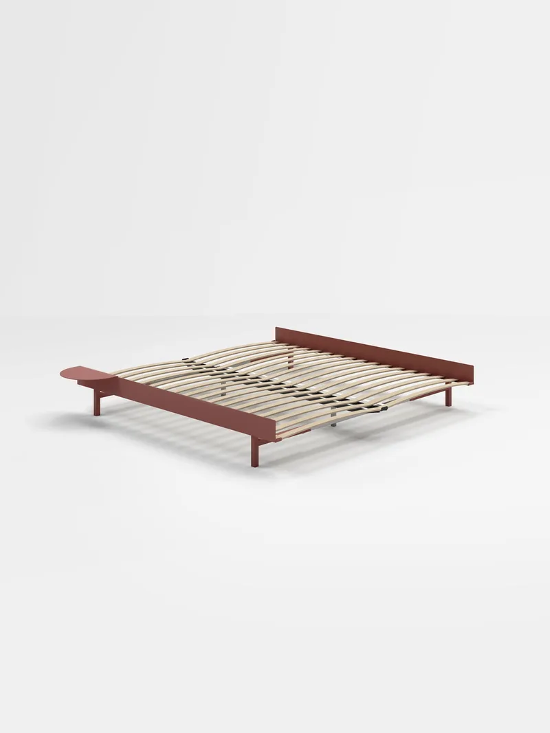 Bed 90 – 180 cm (Low) by MOEBE in Dusty Rose, 1, 180 – product photo 15 of 15