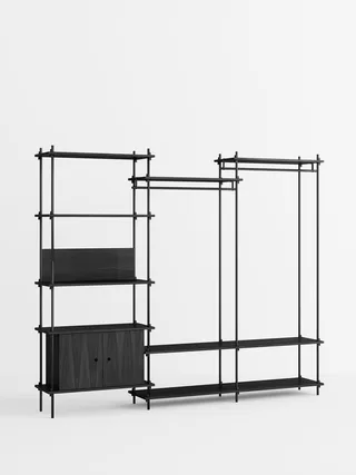 Shelving System – s.200.3.C by MOEBE in Black – product photo 4 of 4