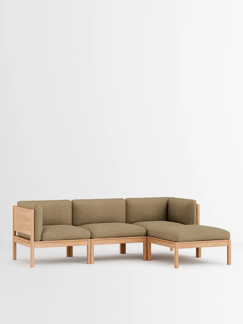 Modular Sofa by MOEBE in Autumn, Autumn 971, Oak – product photo 7 of 14
