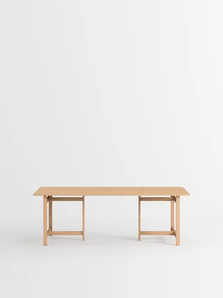 Rectangular Dining Table de MOEBE en 160 cm, 2, Burgundy – photo du produit 10 sur 13
