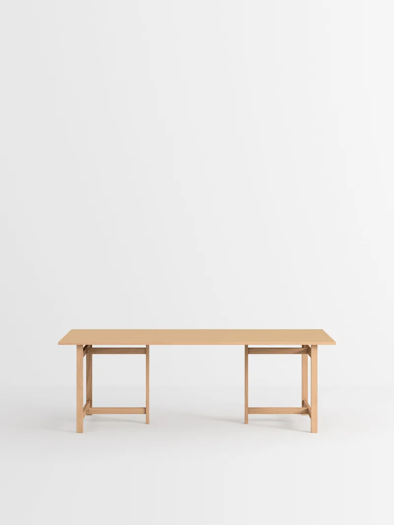 Rectangular Dining Table de MOEBE en 160 cm, 2, Burgundy – photo du produit 10 sur 13