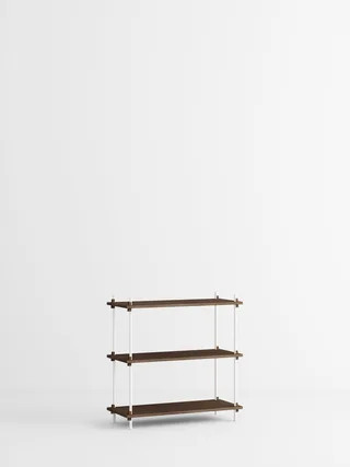 Shelving System – s.85.1.A de MOEBE en Smoked-Oak/White – photo du produit 4 sur 4