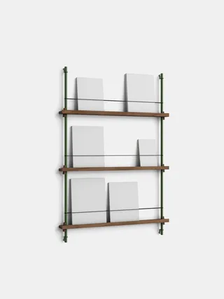 Magazine Shelving – MS.115.1 von MOEBE in Black/Stainless-Steel – Produktfoto 6 von 12