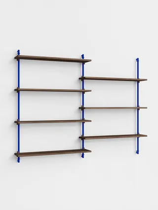 Wall Shelving – ws.115.2 by MOEBE in Smoked-Oak/Deep-Blue – product photo 5 of 5