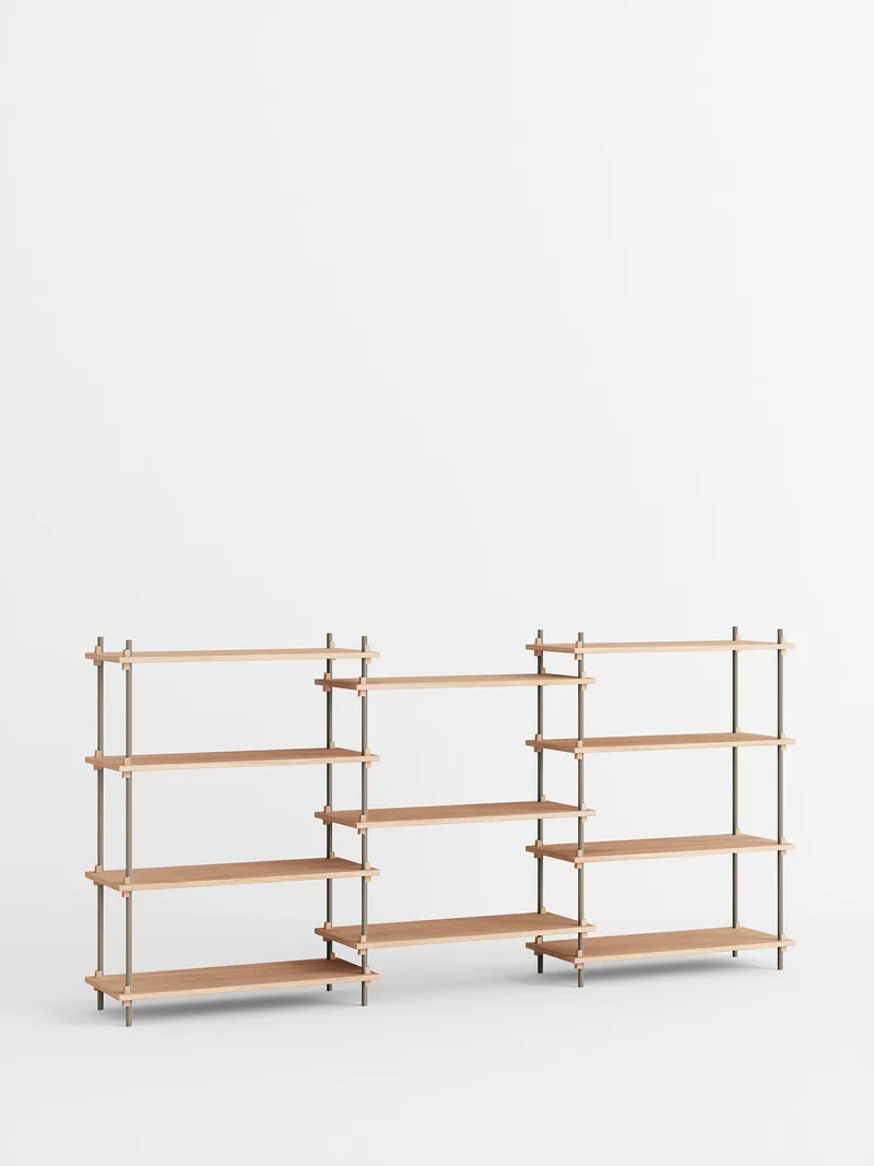Shelving System – s.115.3.A by MOEBE in Oak/Warm-Grey – product photo 4 of 4
