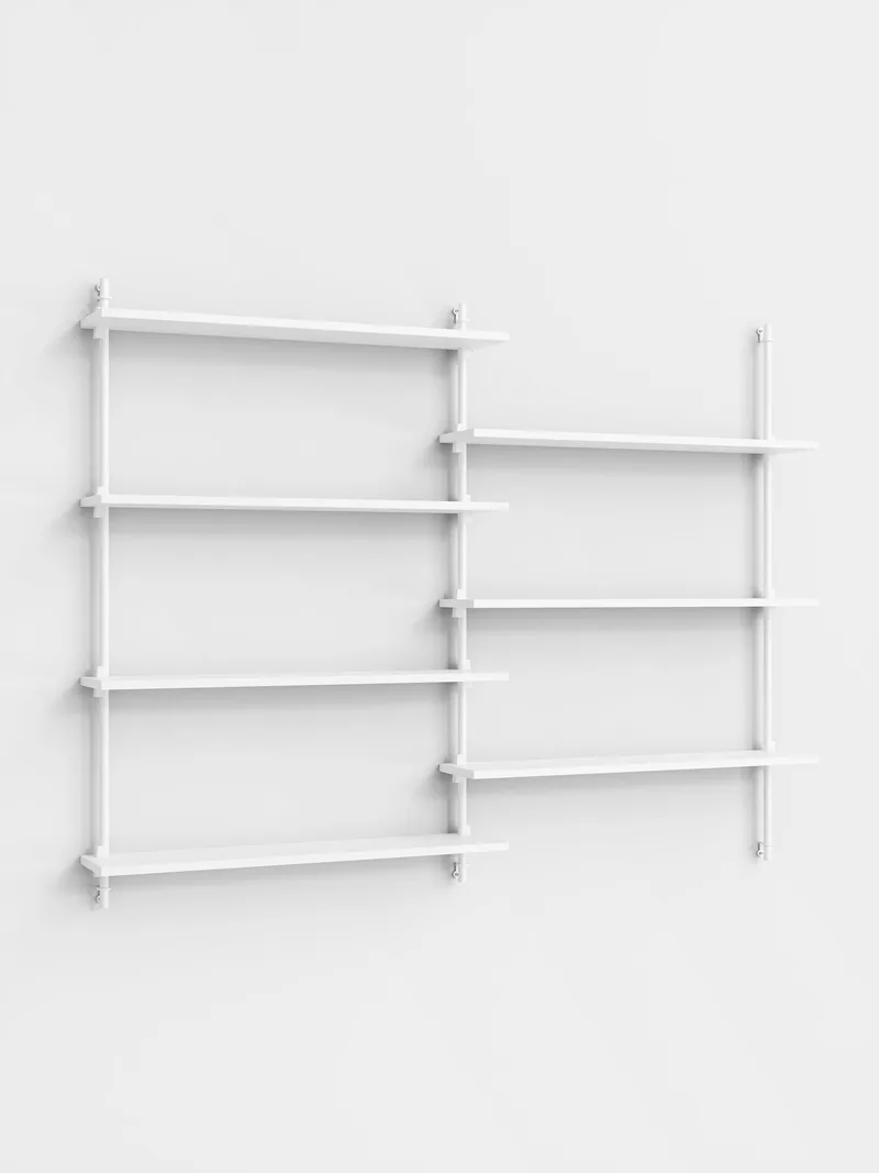 Wall Shelving – ws.115.2 by MOEBE in Black – product photo 1 of 5