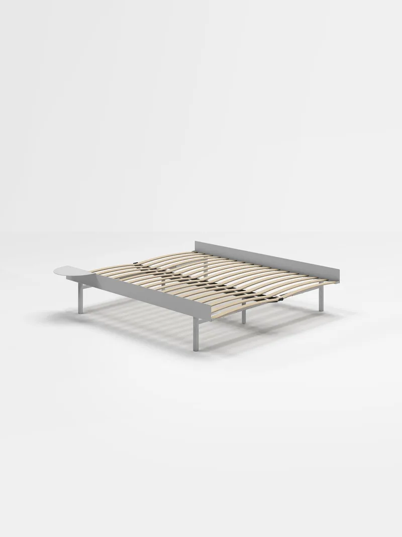 Bed 90 – 180 cm (High) von MOEBE in Stainless Steel, 1, 150 – Produktfoto 12 von 12