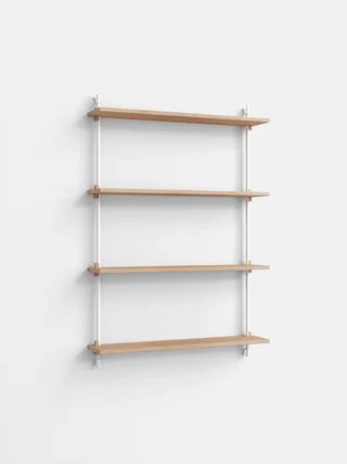 Wall Shelving – ws.115.1 by MOEBE in Oak/White – product photo 4 of 4