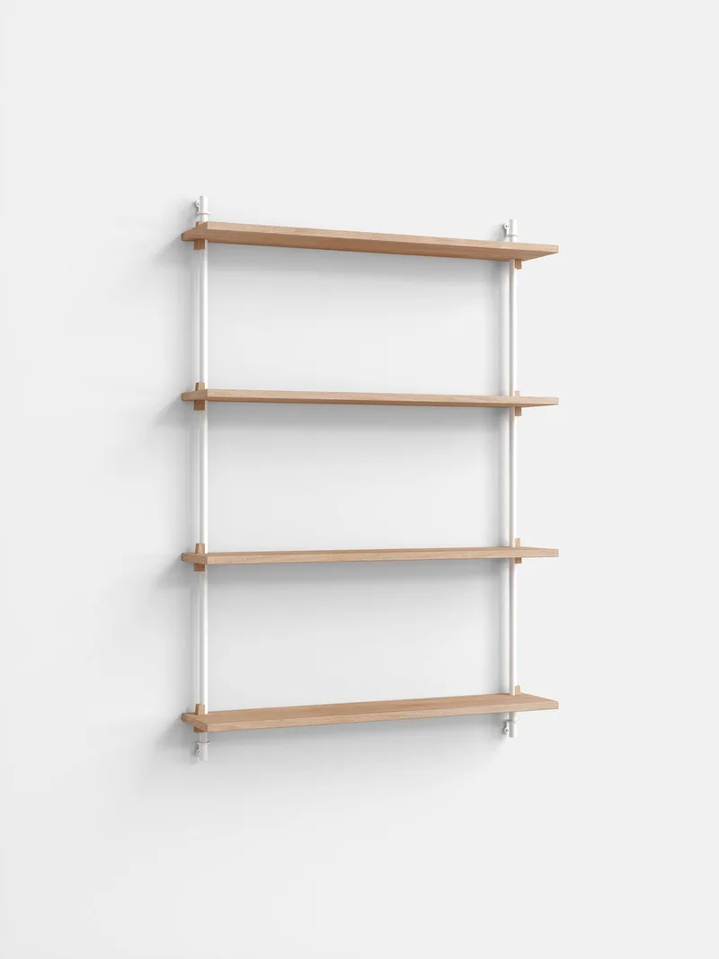 Wall Shelving – ws.115.1 by MOEBE in Oak/White – product photo 4 of 4