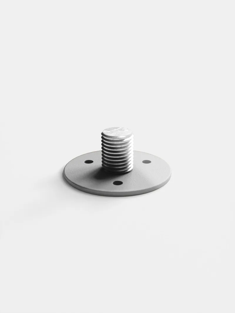 Part – Floor Fixing von MOEBE in Black – Produktfoto 1 von 2