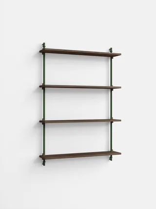 Wall Shelving – ws.115.1 by MOEBE in Smoked-Oak/Pine-Green – product photo 4 of 4