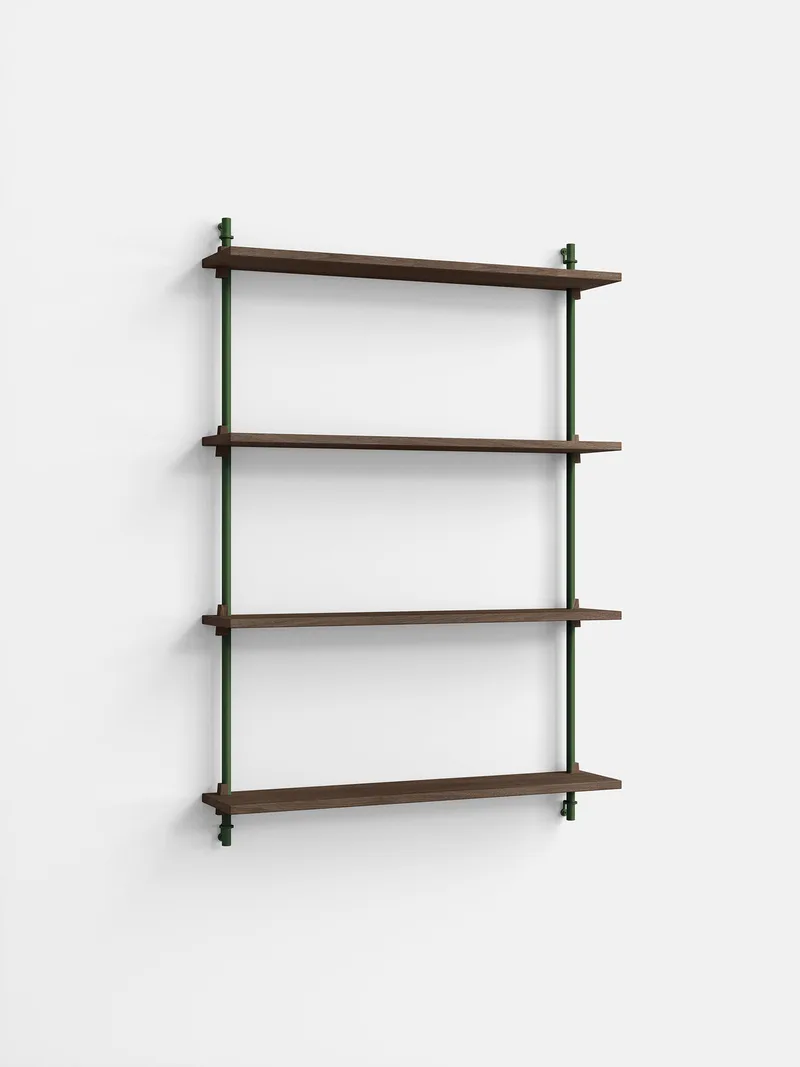 Wall Shelving – ws.115.1 by MOEBE in Smoked-Oak/Pine-Green – product photo 4 of 4