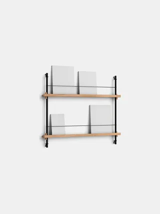 Magazine Shelving – MS.65.1 de MOEBE en Oak/Black – photo du produit 14 sur 14