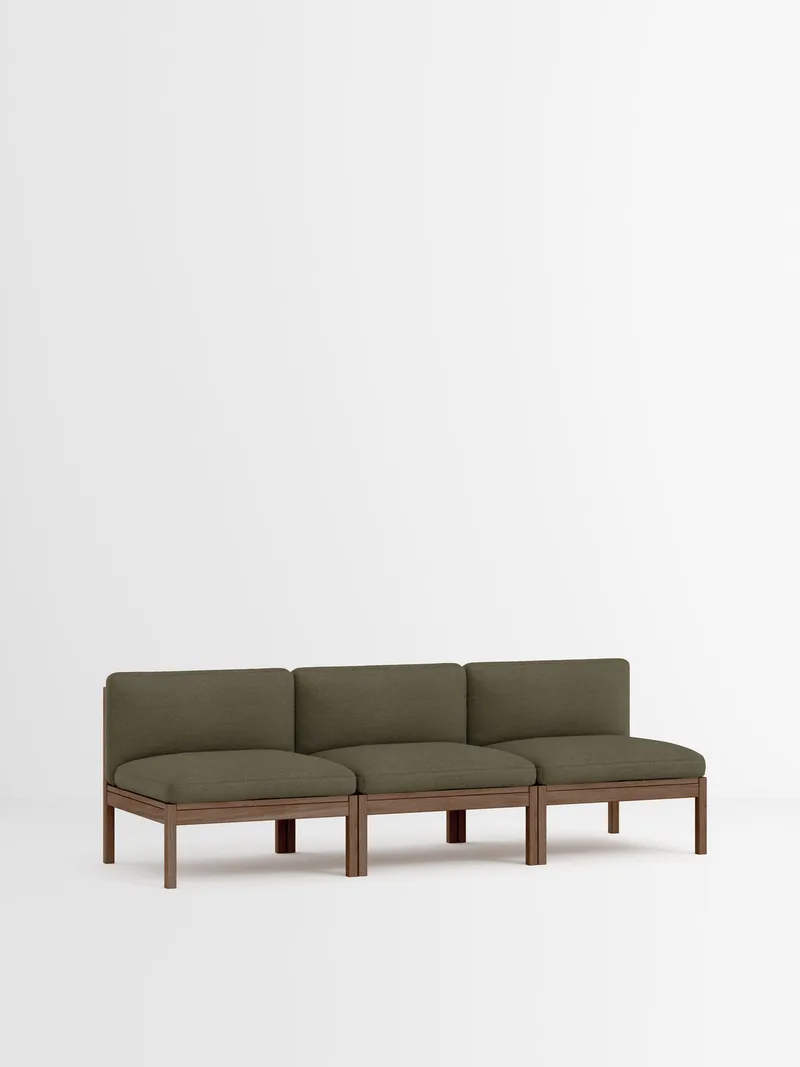 3 Seater Sofa by MOEBE in Re-Wool 2, Re-Wool 2 – 977, Smoked Oak – product photo 35 of 35