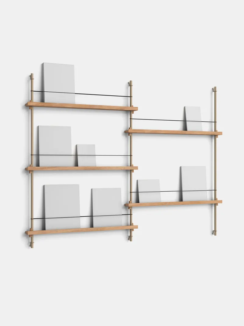 Magazine Shelving – MS.115.2 by MOEBE in Black – product photo 13 of 13