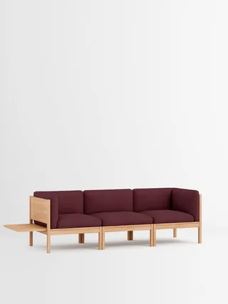3 Seater Sofa with Sides + 1 Side Table van MOEBE in Autumn, Autumn 101, Oak – productfoto 3 van 34