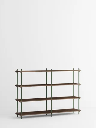 Shelving System – s.115.2.B by MOEBE in Smoked-Oak/Pine-Green – product photo 4 of 4