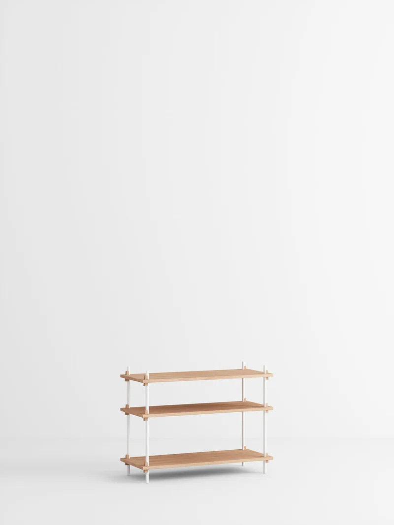 Shelving System – s.65.1.A von MOEBE in Oak/White – Produktfoto 5 von 5