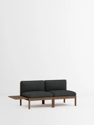 2 Seater Sofa with 1 Side Table van MOEBE in Field 2, Field 2 – 793, Smoked Oak – productfoto 35 van 35