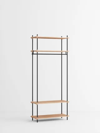 Shelving System – s.200.1.F by MOEBE in Oak/Black – product photo 4 of 4