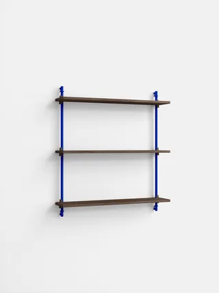 Wall Shelving – ws.85.1 by MOEBE in Smoked-Oak/Deep-Blue – product photo 4 of 4