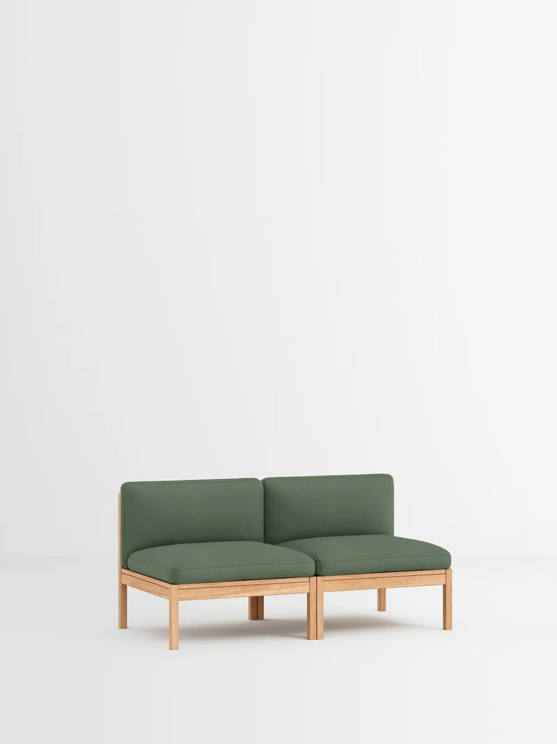 2 Seater Sofa von MOEBE in Autumn, Autumn 101, Oak – Produktfoto 11 von 34