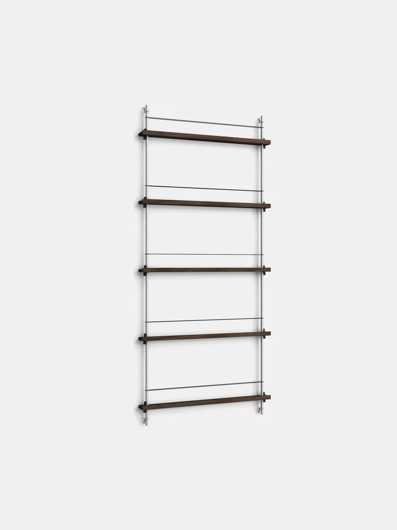 Magazine Shelving – MS.180.1 van MOEBE in Black – productfoto 9 van 10