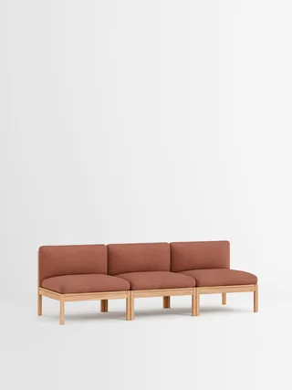 3 Seater Sofa van MOEBE in Autumn, Autumn 101, Oak – productfoto 5 van 34