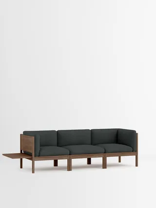 3 Seater Sofa with Sides + 1 Side Table van MOEBE in Re-Wool 2, Re-Wool 2 – 987, Smoked Oak – productfoto 35 van 35