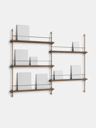 Magazine Shelving – MS.115.2 by MOEBE in Black – product photo 7 of 13