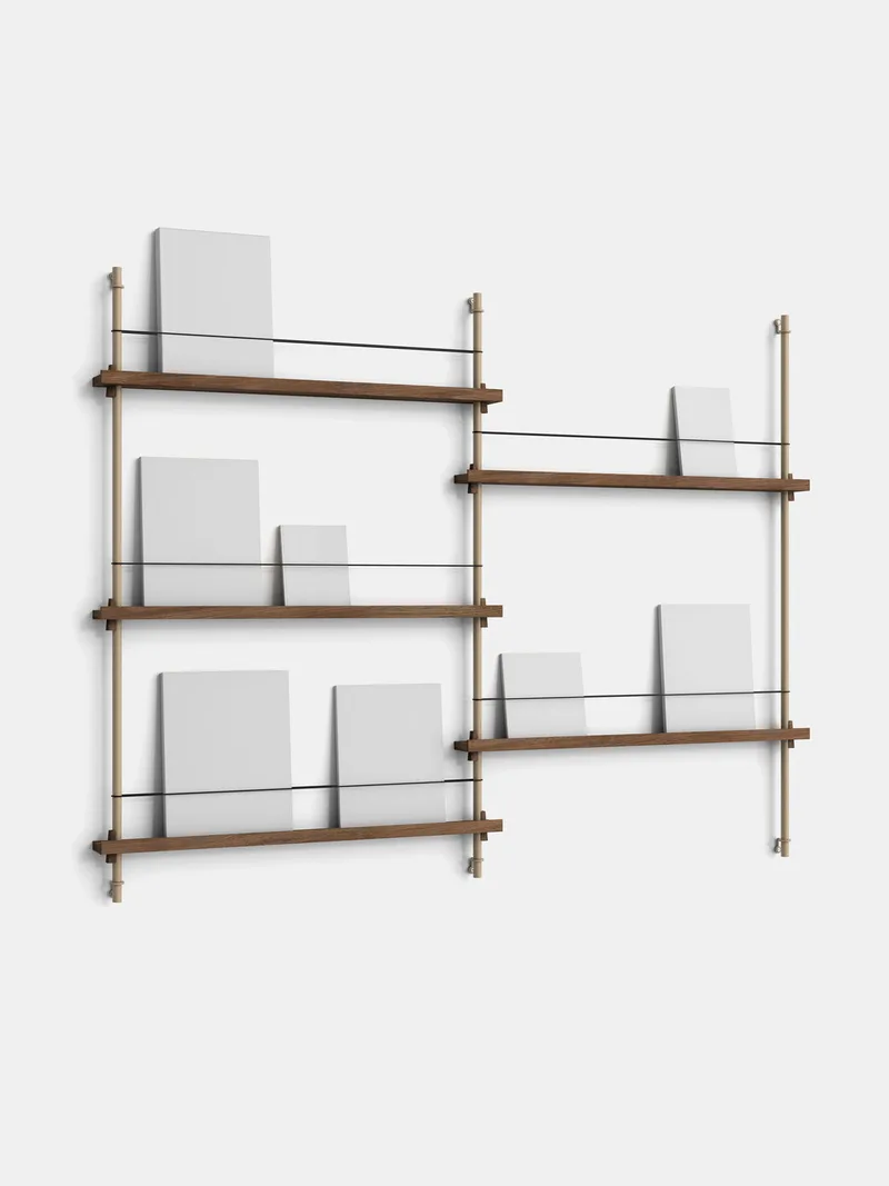 Magazine Shelving – MS.115.2 by MOEBE in Black – product photo 7 of 13