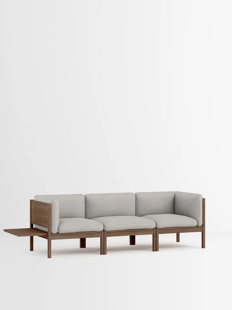 3 Seater Sofa with Sides + 1 Side Table van MOEBE in Autumn, Autumn 101, Smoked Oak – productfoto 35 van 35
