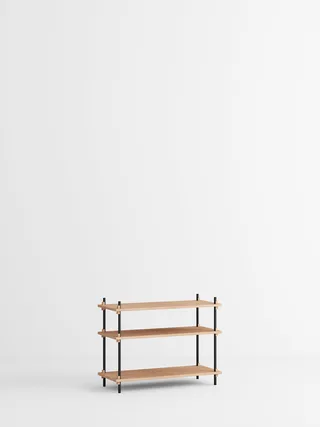 Shelving System – s.65.1.A by MOEBE in Oak/Black – product photo 5 of 5