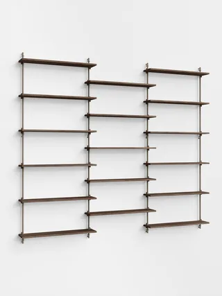 Wall Shelving – ws.200.3 by MOEBE in Smoked-Oak/Warm-Grey – product photo 4 of 4