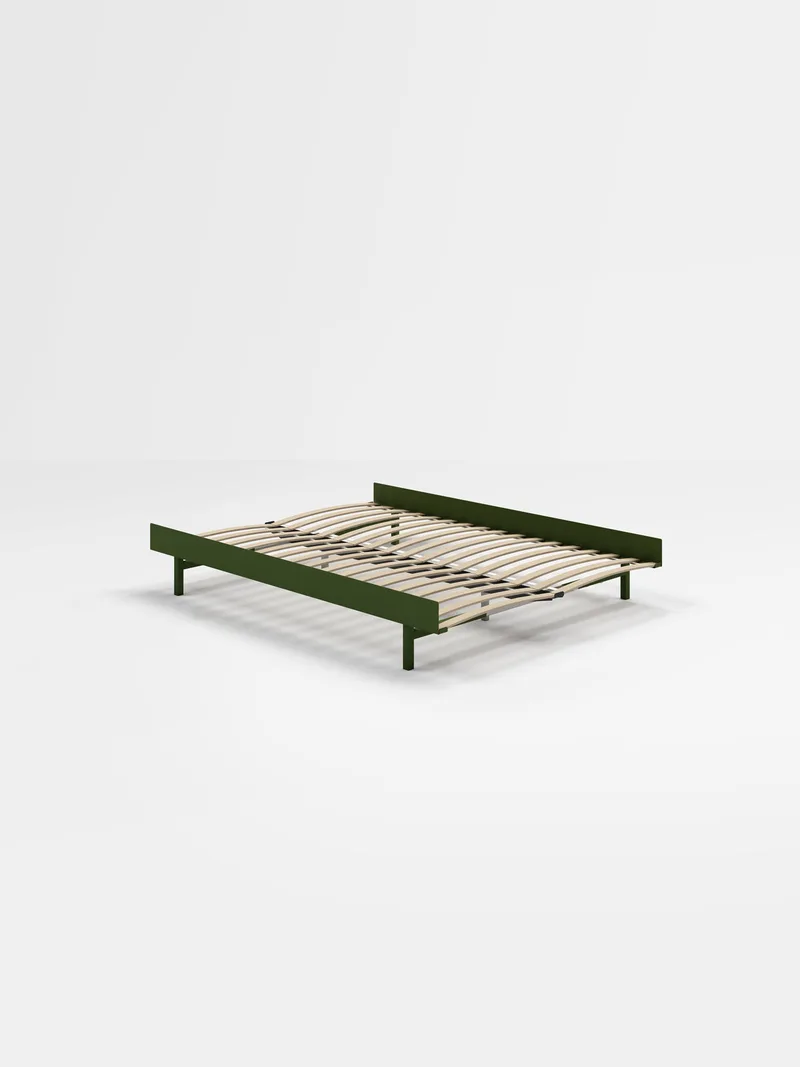 Bed 90 – 180 cm (Low) by MOEBE in Pine Green, None, 140 – product photo 15 of 15
