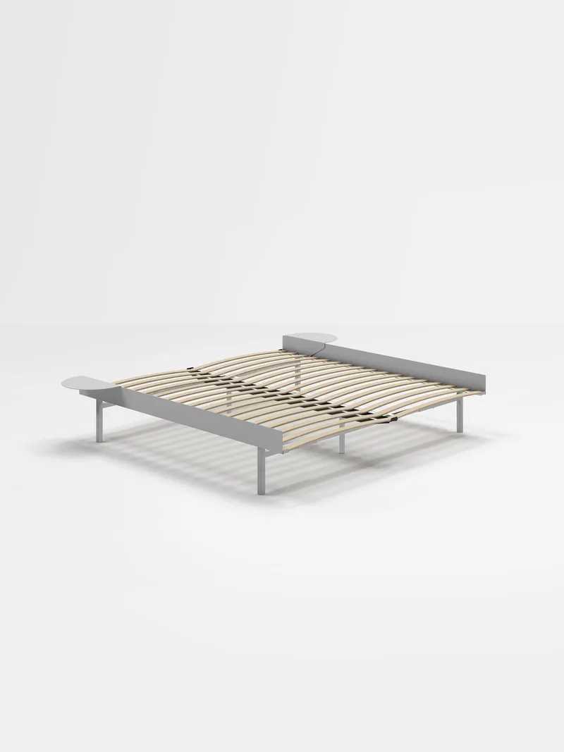 Bed 90 – 180 cm (High) von MOEBE in Stainless Steel, 2, 180 – Produktfoto 12 von 12