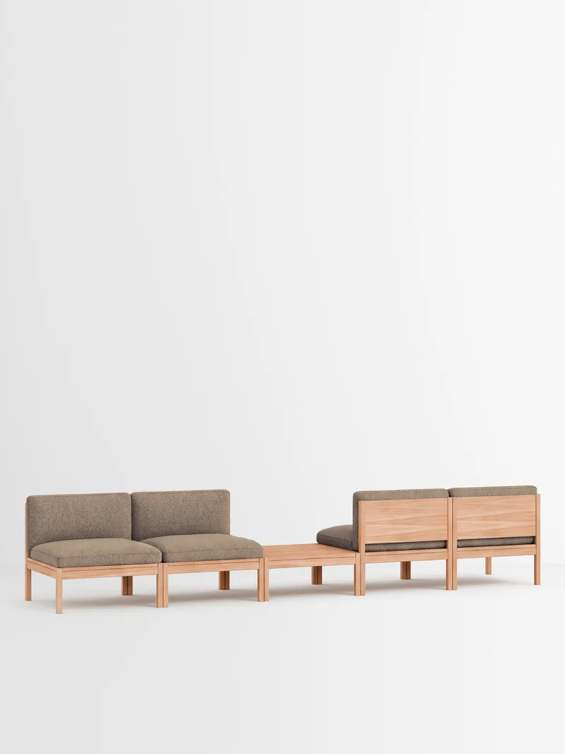 Mixed Combination B van MOEBE in Moss, Moss 0013, Oak – productfoto 35 van 35