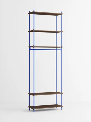 Shelving System – s.255.1.F by MOEBE in Smoked-Oak/Deep-Blue – product photo 4 of 4