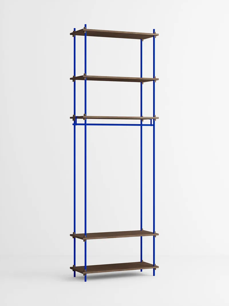 Shelving System – s.255.1.F by MOEBE in Smoked-Oak/Deep-Blue – product photo 4 of 4