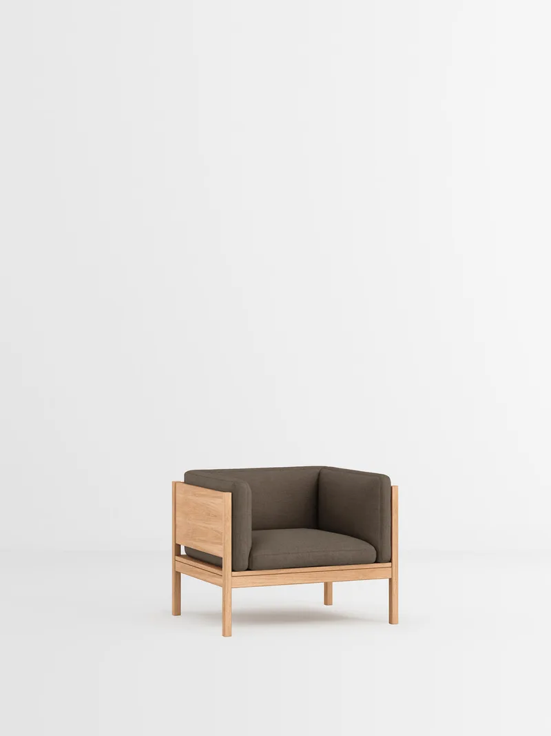 Lounge Chair de MOEBE en Autumn, Autumn 361, Oak – photo du produit