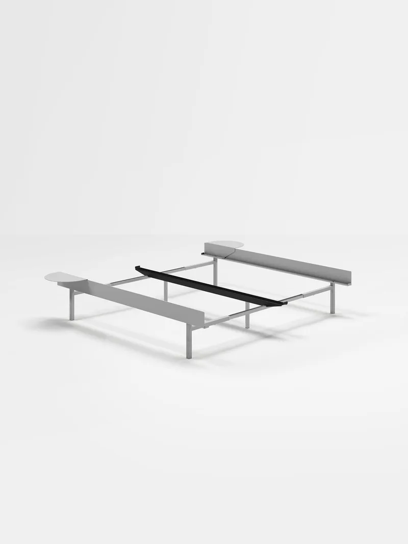 Bed 90 – 180 cm (High) van MOEBE in Stainless Steel, 2, I'll get my own – productfoto 12 van 12