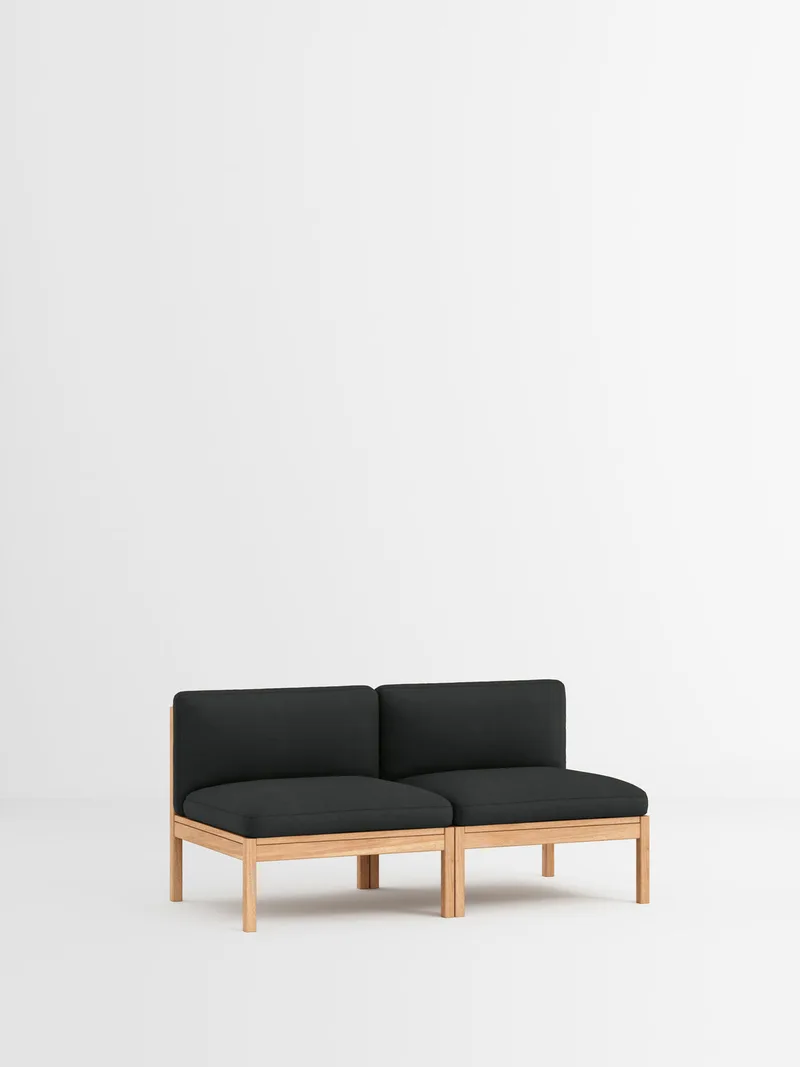 2 Seater Sofa von MOEBE in Autumn, Autumn 101, Oak – Produktfoto 13 von 34