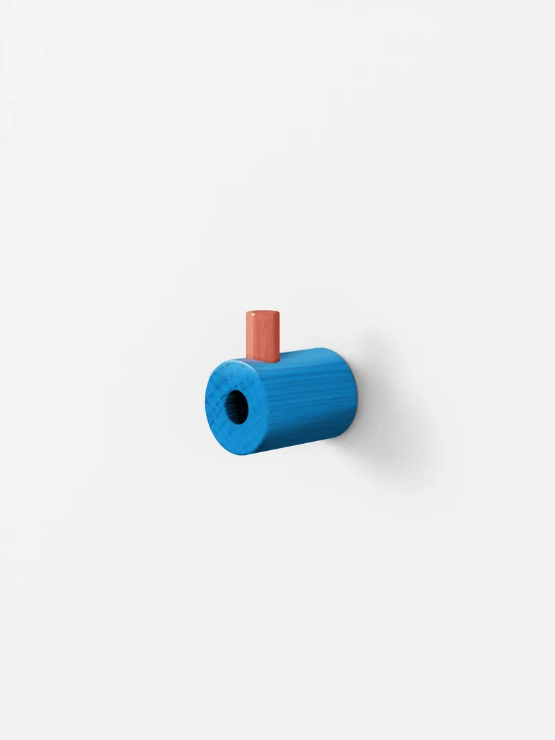 Wooden Wall Hook by MOEBE in Black – product photo 2 of 3