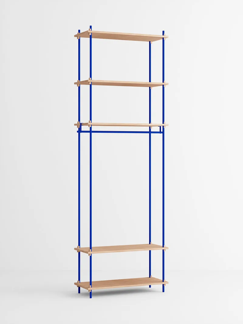 Shelving System – s.255.1.F by MOEBE in Oak/Deep-Blue – product photo 4 of 4