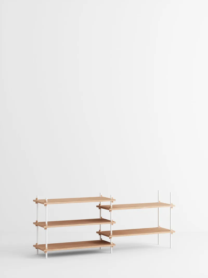 Shelving System – s.65.2.A by MOEBE in Oak/White – product photo 4 of 4