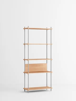 Shelving System – s.200.1.A van MOEBE in Black – productfoto 1 van 4