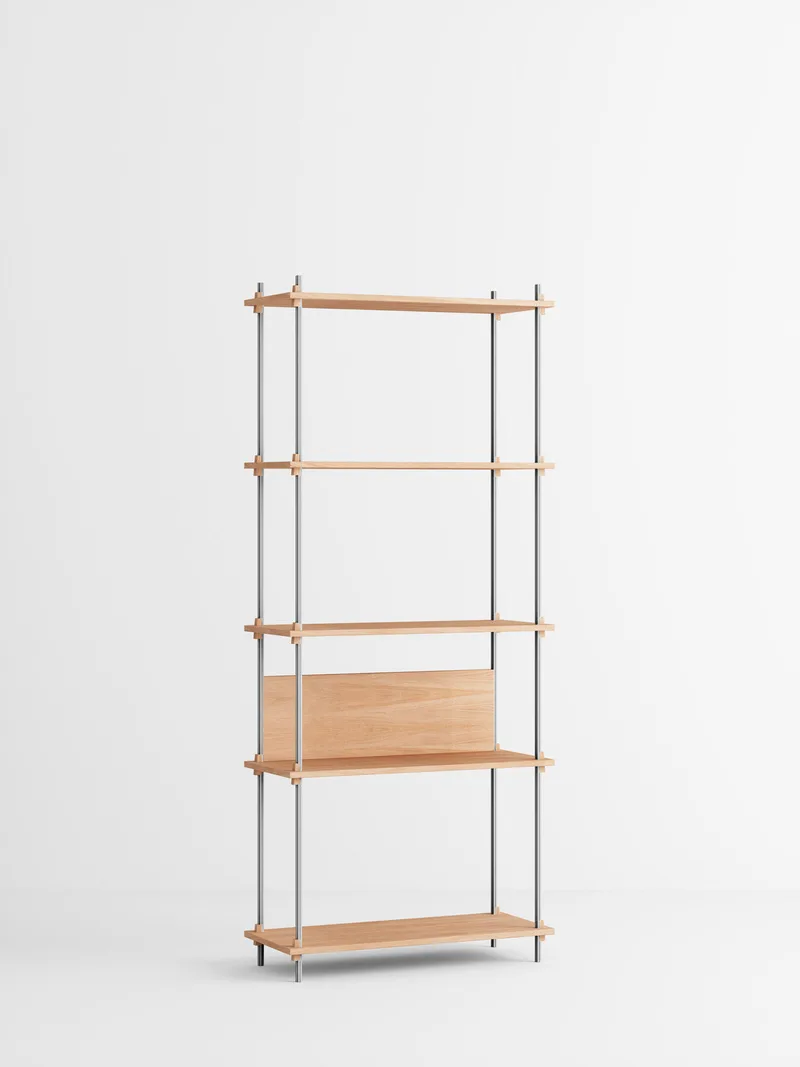 Shelving System – s.200.1.A van MOEBE in Black – productfoto 1 van 4