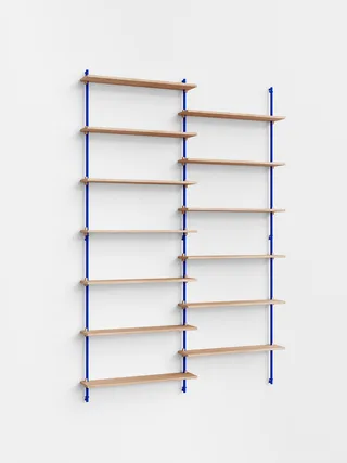 Wall Shelving – ws.230.2 von MOEBE in Oak/Pine-Green – Produktfoto 5 von 5