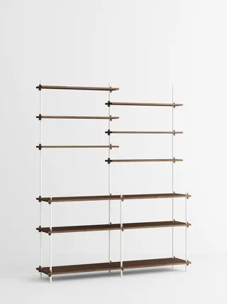 Shelving System – s.200.2.D by MOEBE in Smoked-Oak/White – product photo 4 of 4